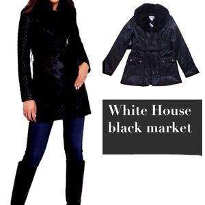 Nwt White House black market black puffy women jackets xs